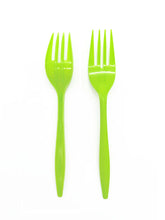 TENEDOR VERDE LIMA X20